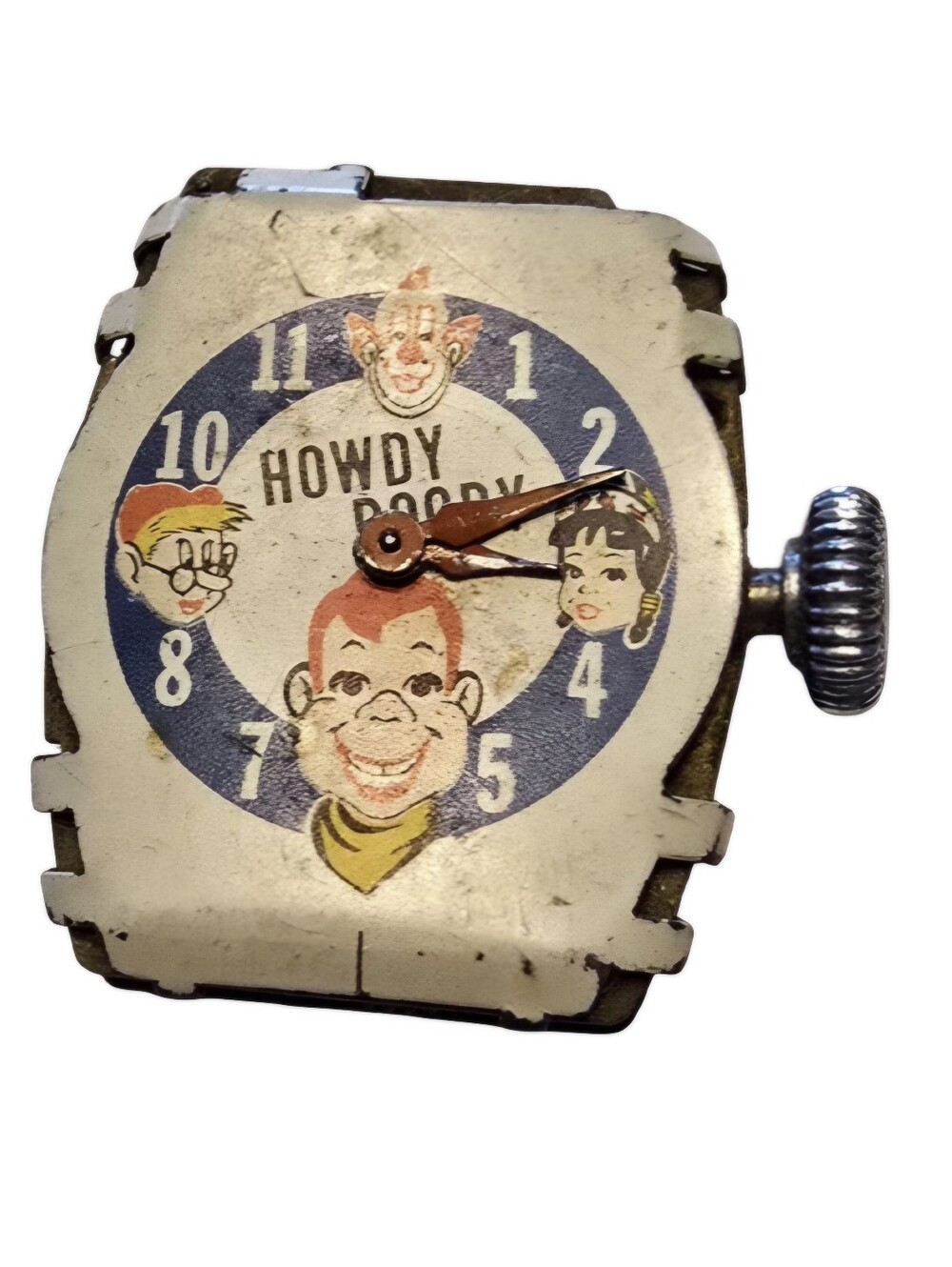 Vintage 1950's Ingraham Howdy Doody Character Wrist Watch As Is Untested